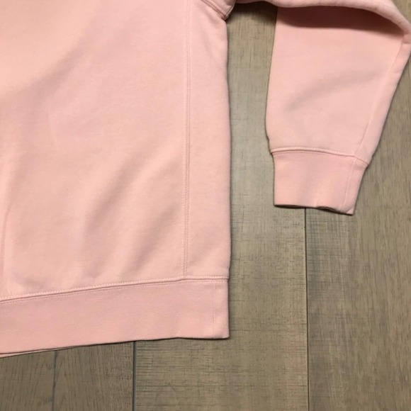 Nike Sweatshirt Mens Size M Orange Crew Neck Sportswear Club Fleece Gym Peach - Picture 5 of 10